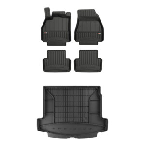 Zestaw: dywaniki samochodowe i mata bagażnika ProLine dopasowane do Renault Megane II 2002-2009