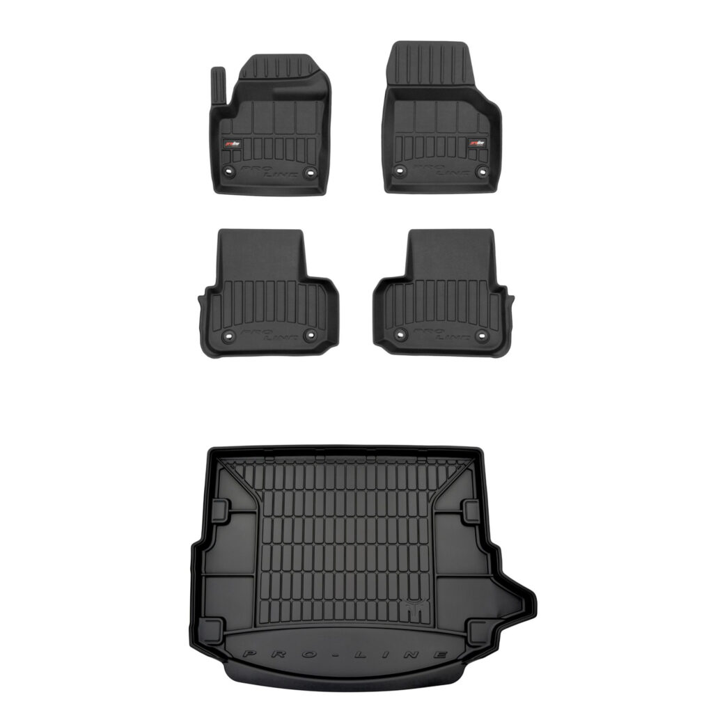 Zestaw: dywaniki samochodowe i mata bagażnika ProLine dopasowane do Land Rover Discovery Sport 2014-2019