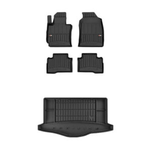 Zestaw: dywaniki samochodowe i mata bagażnika ProLine dopasowane do SsangYong Tivoli 2015-2019