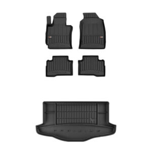 Zestaw: dywaniki samochodowe i mata bagażnika ProLine dopasowane do SsangYong Tivoli 2015-2019