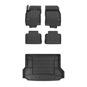 Zestaw: dywaniki samochodowe i mata bagażnika ProLine dopasowane do Nissan X-Trail III 2017-2021