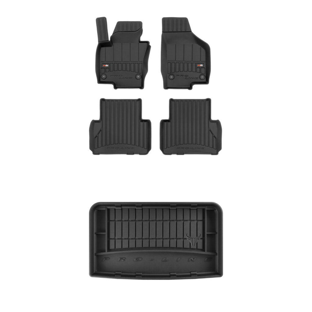 Zestaw: dywaniki samochodowe i mata bagażnika ProLine dopasowane do SEAT Alhambra II 2010-2020