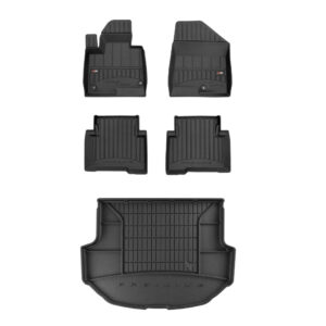 Zestaw: dywaniki samochodowe i mata bagażnika ProLine dopasowane do Hyundai Santa Fe III 2012-2018