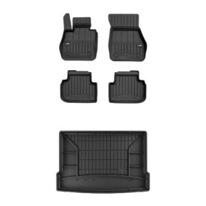 Zestaw: dywaniki samochodowe i mata bagażnika ProLine dopasowane do BMW Seria 1 F40 od 2019