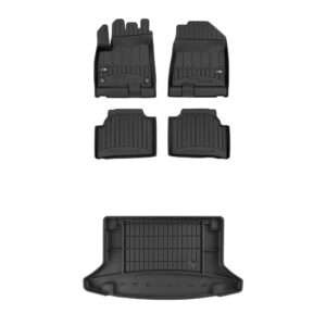 Zestaw: dywaniki samochodowe i mata bagażnika ProLine dopasowane do Kia Niro EV I 2018-2022