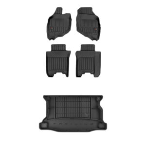 Zestaw: dywaniki samochodowe i mata bagażnika ProLine dopasowane do Honda Jazz II 2001-2008