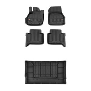 Zestaw: dywaniki samochodowe i mata bagażnika ProLine dopasowane do Renault Zoe 2019-2024