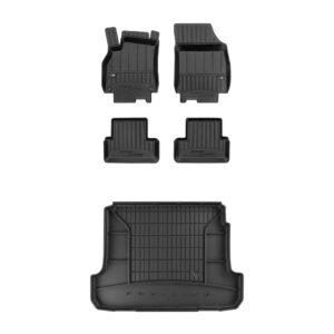 Zestaw: dywaniki samochodowe i mata bagażnika ProLine dopasowane do Renault Fluence 2009-2012