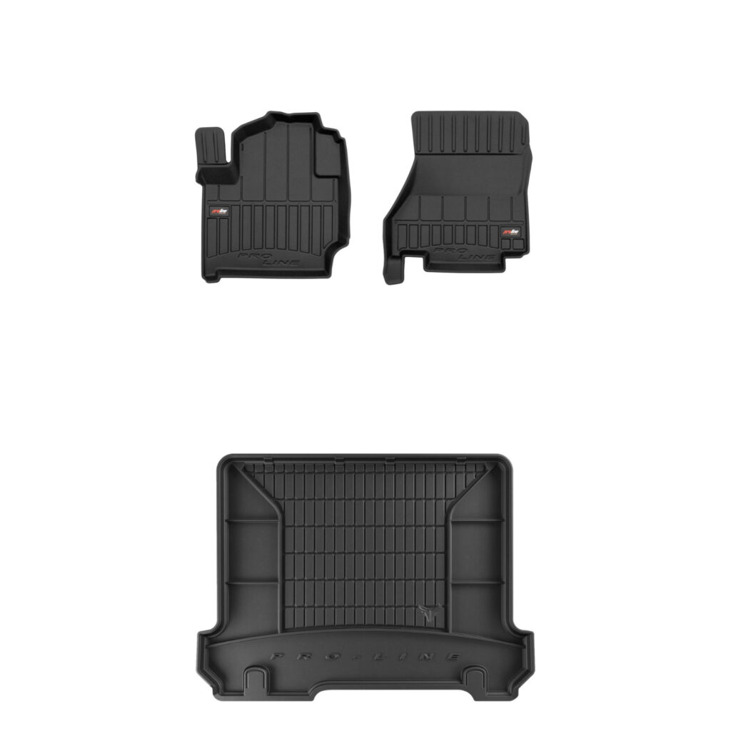 Zestaw: dywaniki samochodowe i mata bagażnika ProLine dopasowane do Nissan e-NV200 2014-2021