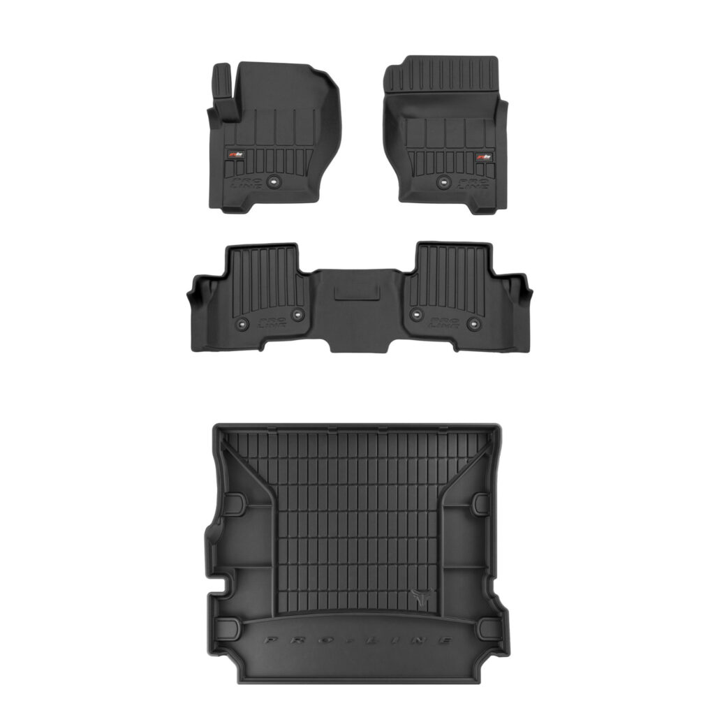 Zestaw: dywaniki samochodowe i mata bagażnika ProLine dopasowane do Land Rover Discovery IV 2009-2016