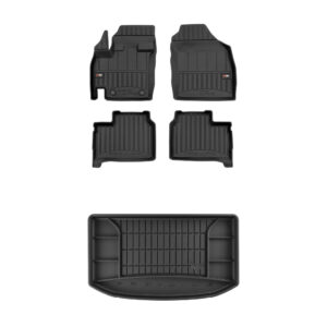 Zestaw: dywaniki samochodowe i mata bagażnika ProLine dopasowane do Suzuki Ignis III od 2016