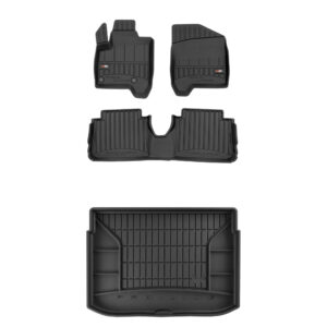 Zestaw: dywaniki samochodowe i mata bagażnika ProLine dopasowane do Citroën C3 Picasso 2008-2017