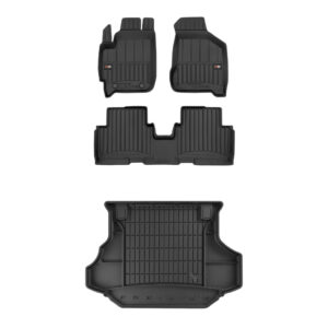 Zestaw: dywaniki samochodowe i mata bagażnika ProLine dopasowane do Kia Carens II 2002-2006
