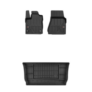 Zestaw: dywaniki samochodowe i mata bagażnika ProLine dopasowane do Smart Fortwo III 2014-2020
