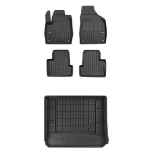 Zestaw: dywaniki samochodowe i mata bagażnika ProLine dopasowane do Jeep Cherokee V 2013-2018