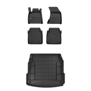 Zestaw: dywaniki samochodowe i mata bagażnika ProLine dopasowane do Audi A8 D4 2009-2017