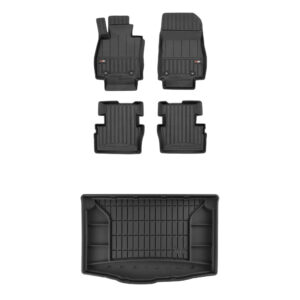 Zestaw: dywaniki samochodowe i mata bagażnika ProLine dopasowane do Mazda 2 III od 2014