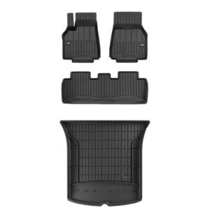 Zestaw: dywaniki samochodowe i mata bagażnika ProLine dopasowane do Tesla Model Y od 2020