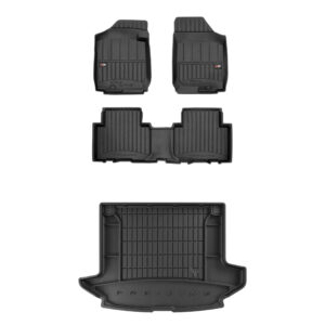 Zestaw: dywaniki samochodowe i mata bagażnika ProLine dopasowane do Kia Carens III 2006-2013