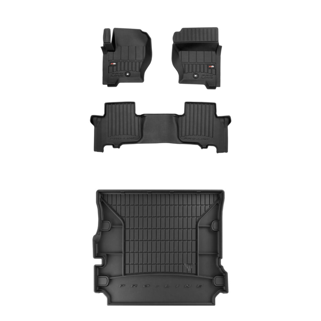 Zestaw: dywaniki samochodowe i mata bagażnika ProLine dopasowane do Land Rover Discovery III 2004-2009