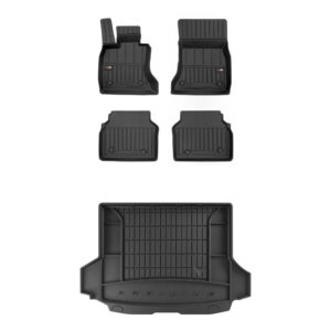 Zestaw: dywaniki samochodowe i mata bagażnika ProLine dopasowane do BMW Seria 5 Gran Turismo F07 2009-2017