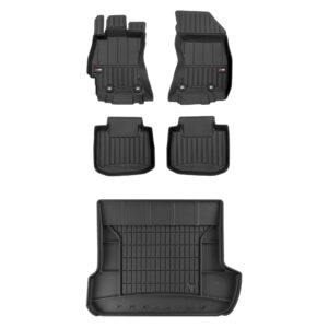 Zestaw: dywaniki samochodowe i mata bagażnika ProLine dopasowane do Subaru Outback V 2014-2019