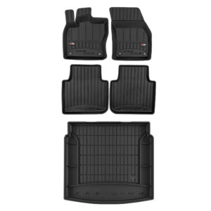 Zestaw: dywaniki samochodowe i mata bagażnika ProLine dopasowane do Volkswagen Tiguan Allspace 2017-2024