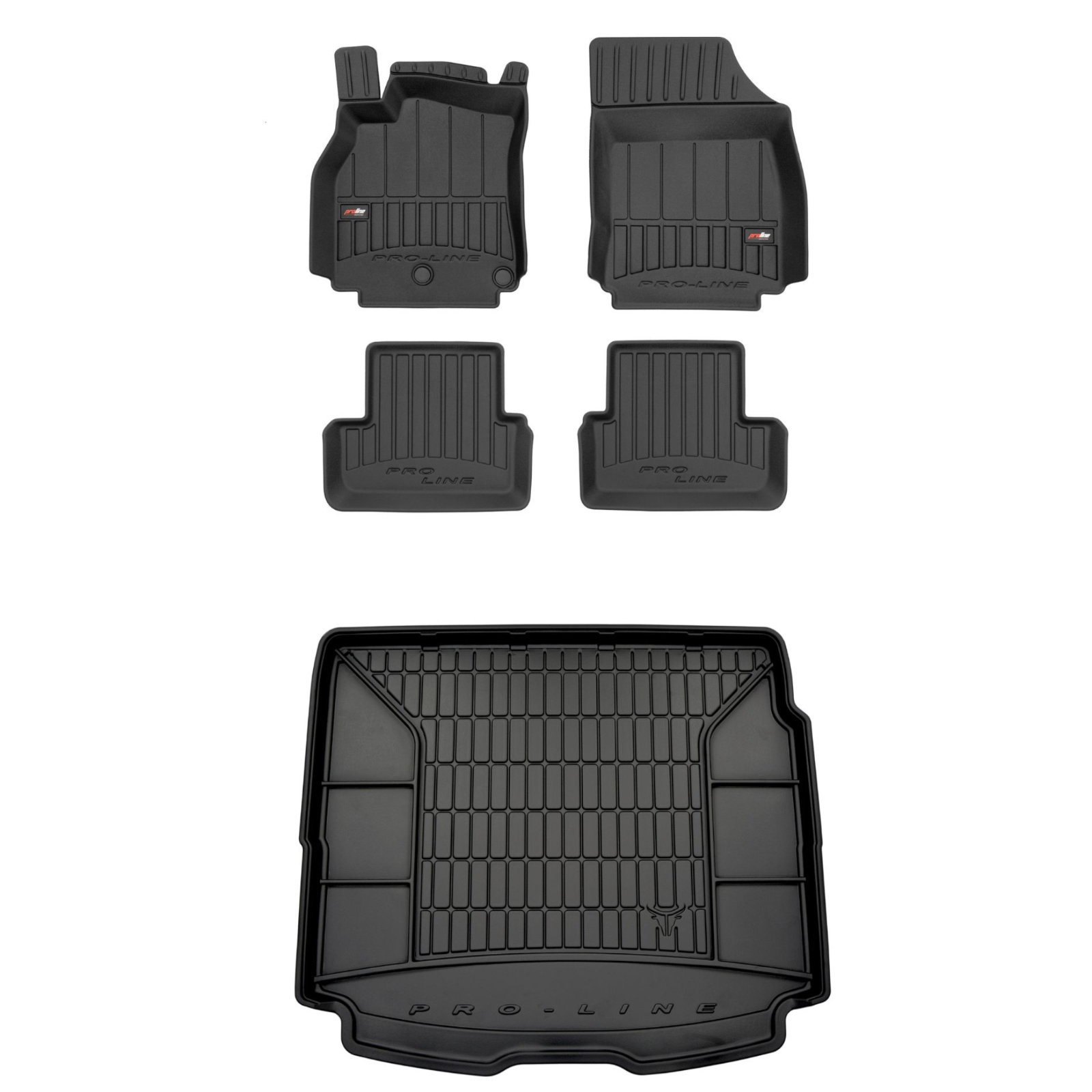 Zestaw: dywaniki samochodowe i mata bagażnika ProLine dopasowane do Renault Megane III 2008-2016