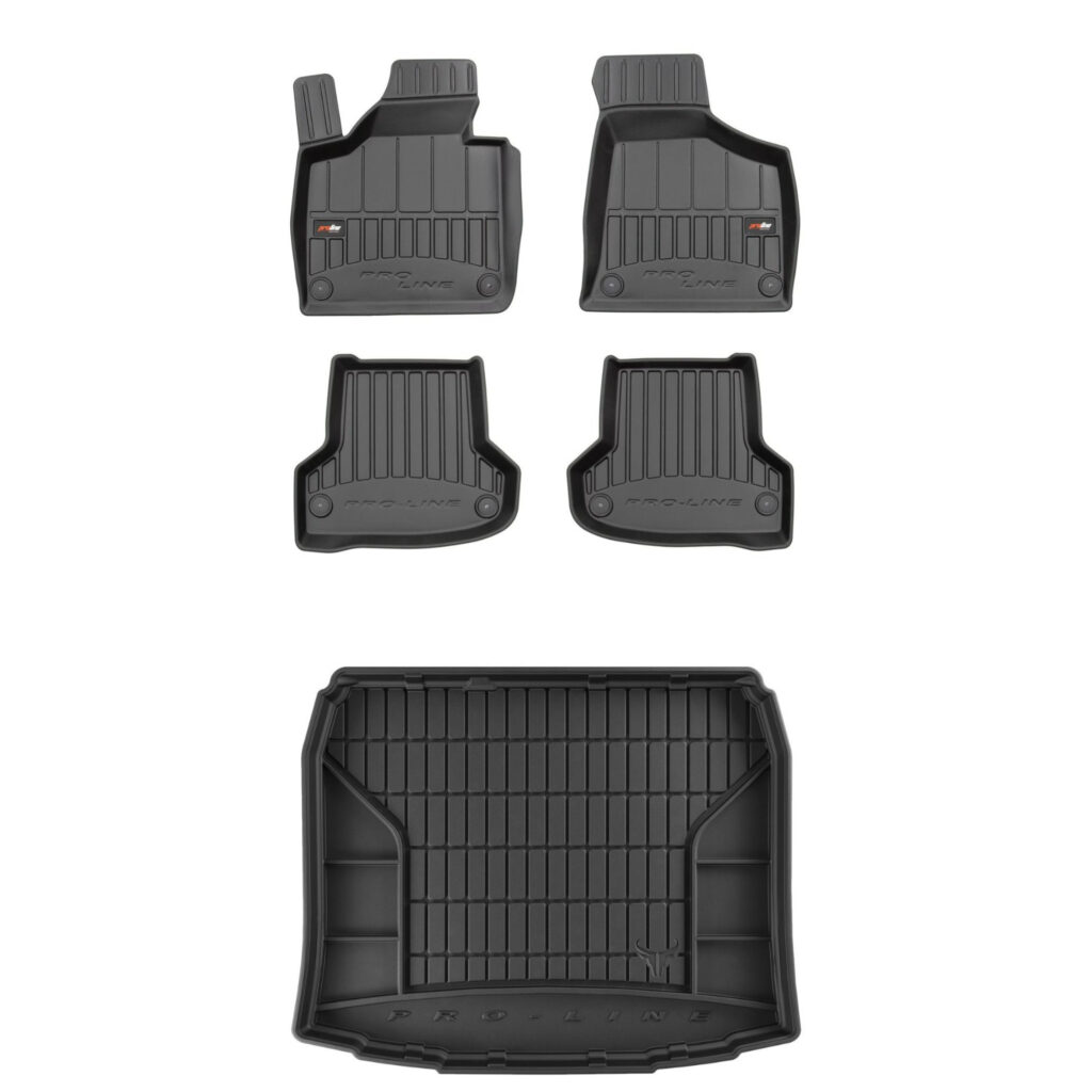Zestaw: dywaniki samochodowe i mata bagażnika ProLine dopasowane do Audi A3 Sportback 8P 2003-2013