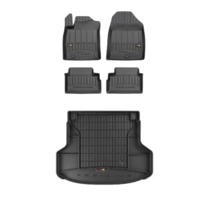 Zestaw: dywaniki samochodowe i mata bagażnika z logo ProLine tailor-made for Kia Ceed III since 2018