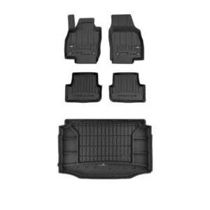 Zestaw: dywaniki samochodowe i mata bagażnika z logo ProLine tailor-made for SEAT Arona since 2017