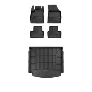 Zestaw: dywaniki samochodowe i mata bagażnika z logo ProLine tailor-made for Renault Megane IV since 2016