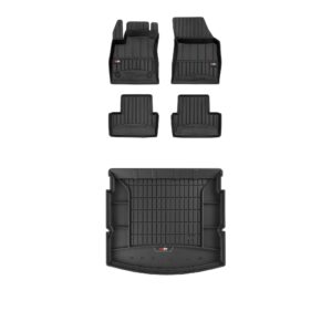 Zestaw: dywaniki samochodowe i mata bagażnika z logo ProLine tailor-made for Renault Megane IV since 2016