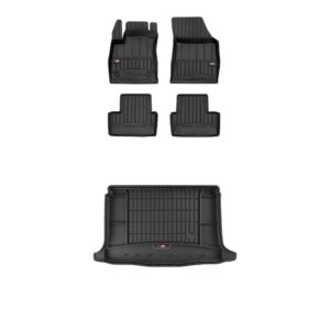 Zestaw: dywaniki samochodowe i mata bagażnika z logo ProLine tailor-made for Renault Megane IV since 2016